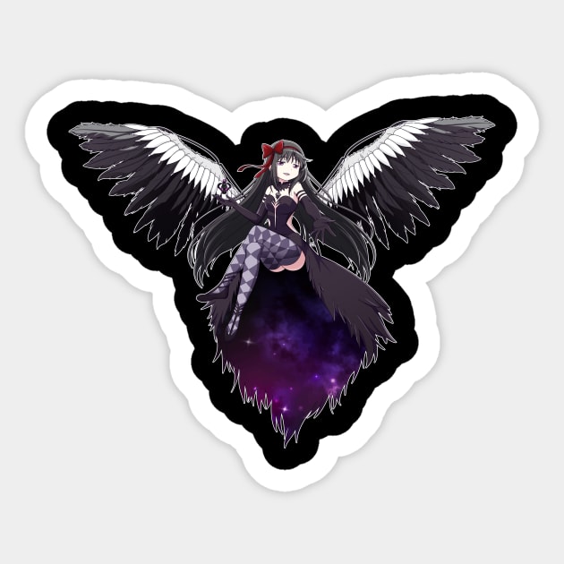 Homura Akemi - Final Form (Akuma Homura) Sticker by YueGraphicDesign